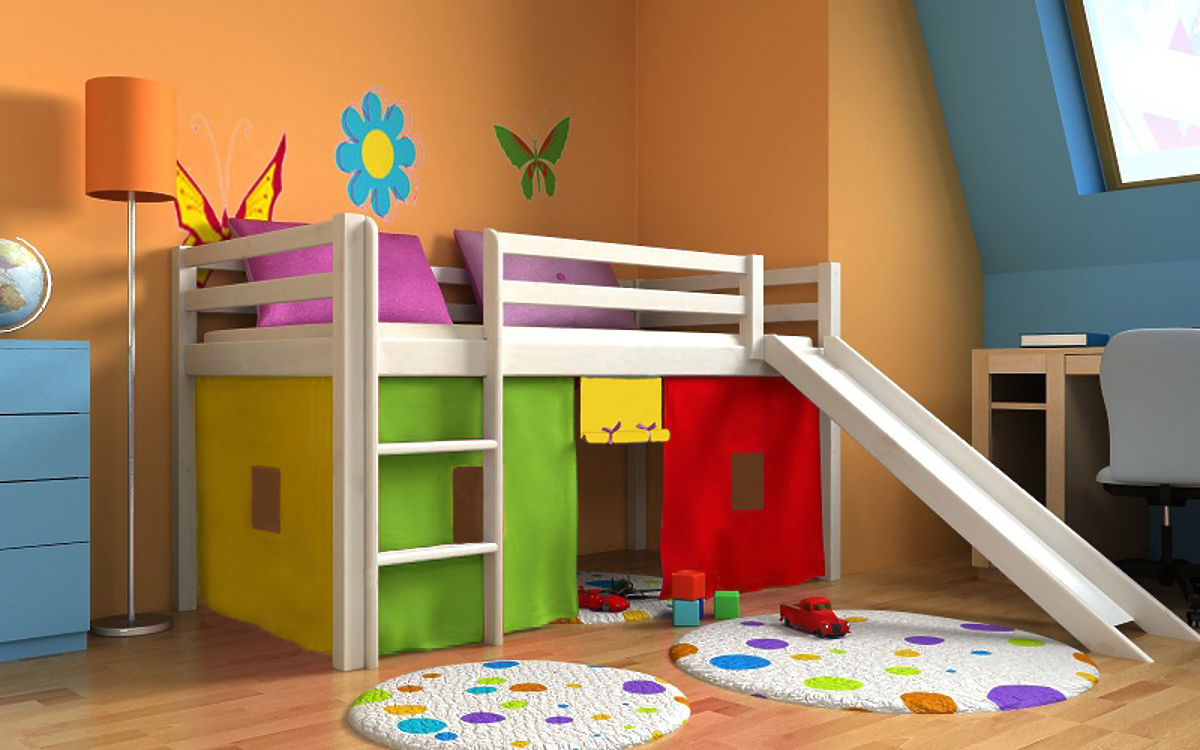 Fabric house for raised bed 180x80cm - various colors