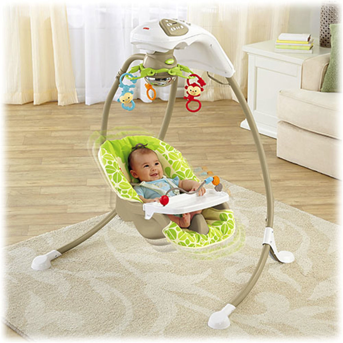 Mecedora fisher price cradle swing on sale
