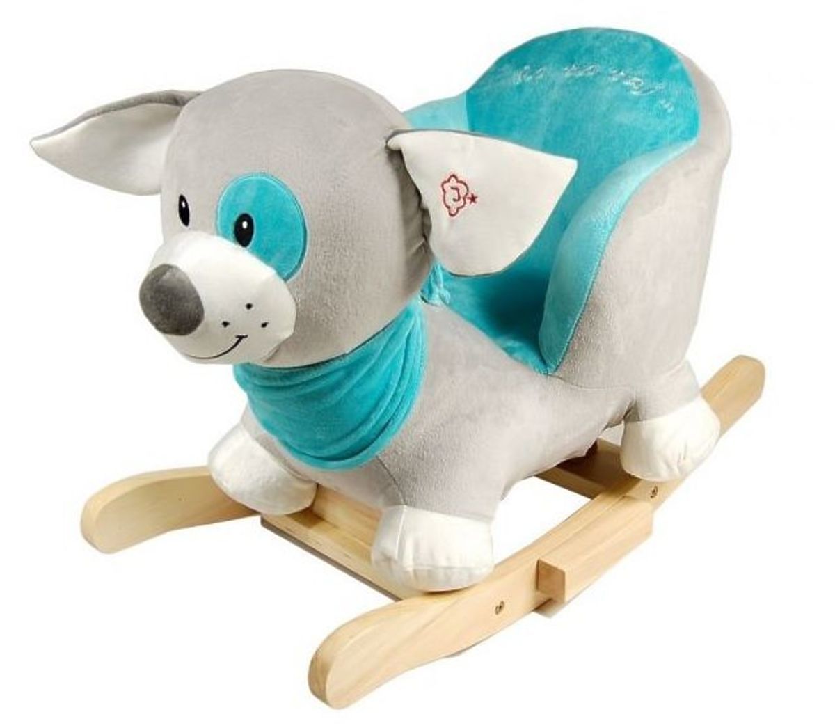 Rocking dog with a seat