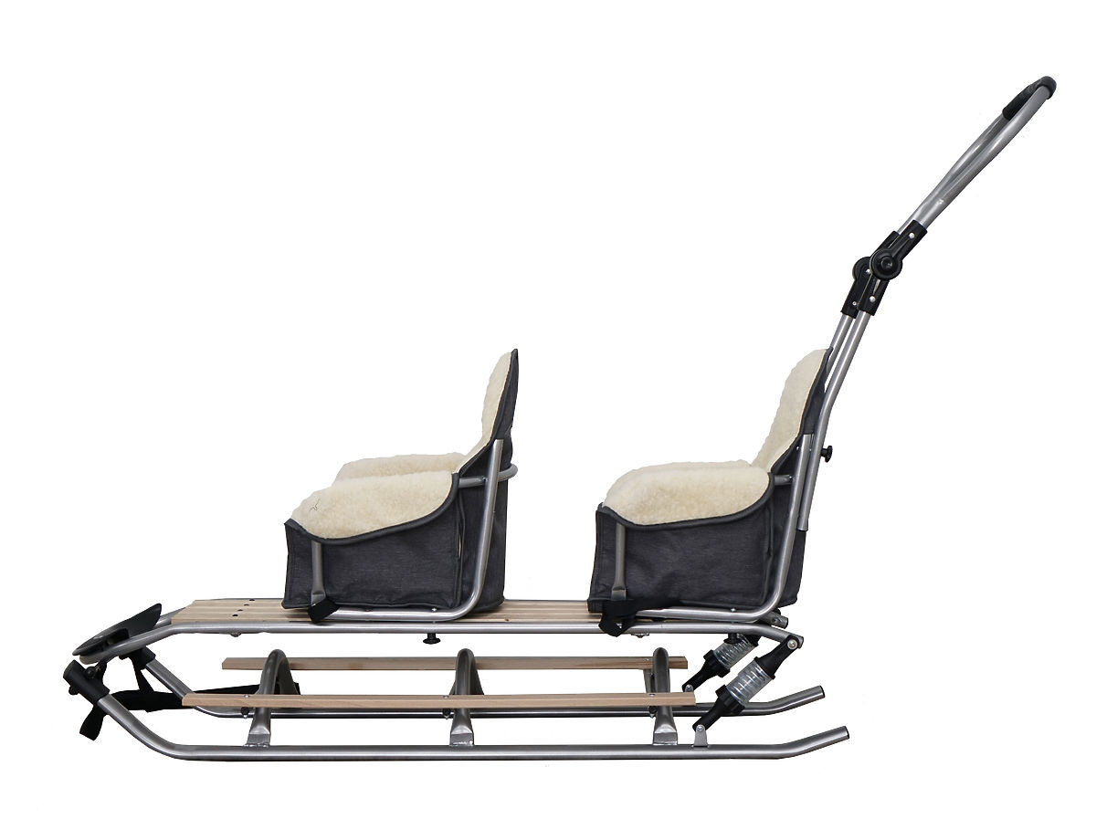 Sled for Twins Duo Sport - Gray Seat Color