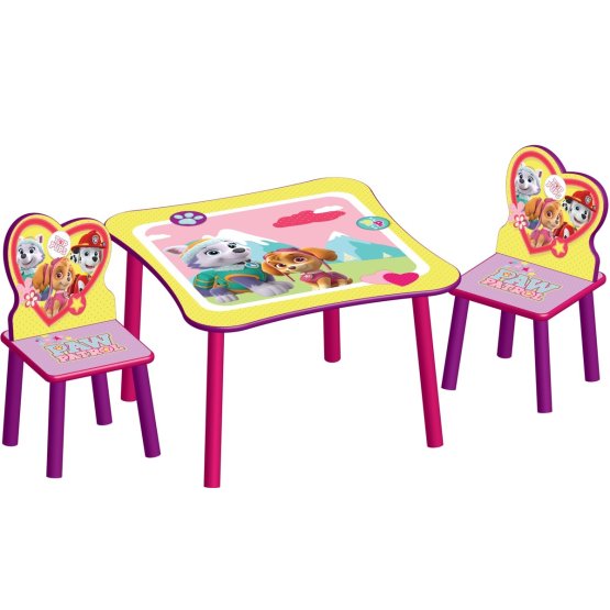 Paw Patrol Children's Table with Chairs