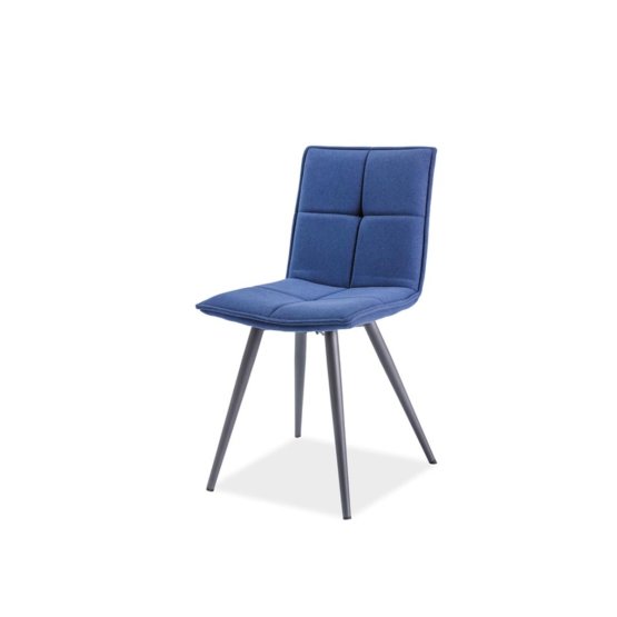 Dining chair DARIO grey / blue