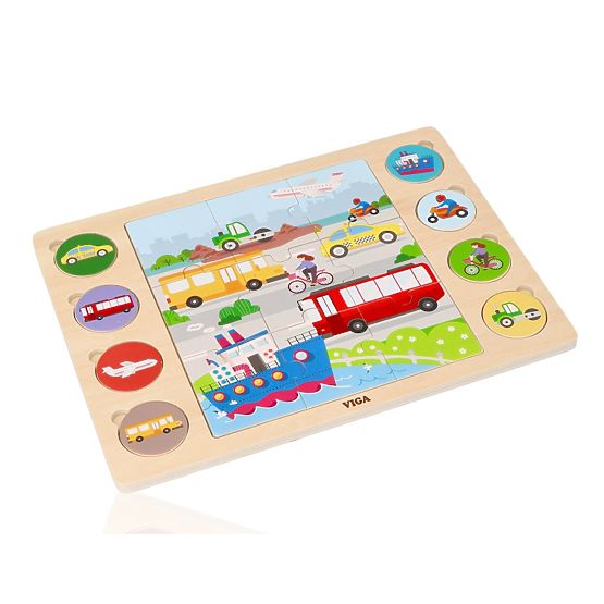 2-in-1 Puzzle Vehicles - Puzzle and Find the Shadow Game