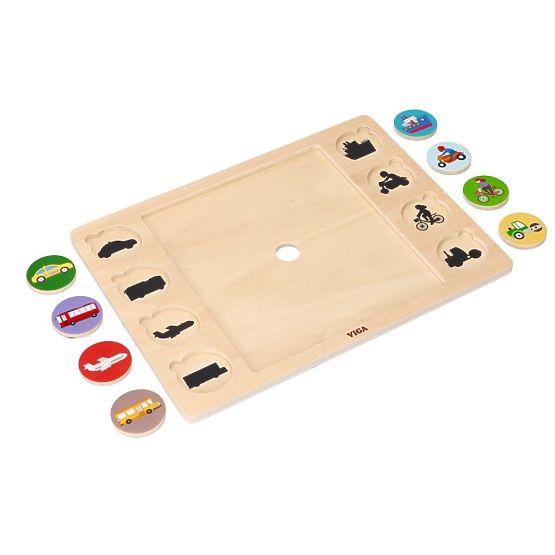 2-in-1 Puzzle Vehicles - Puzzle and Find the Shadow Game