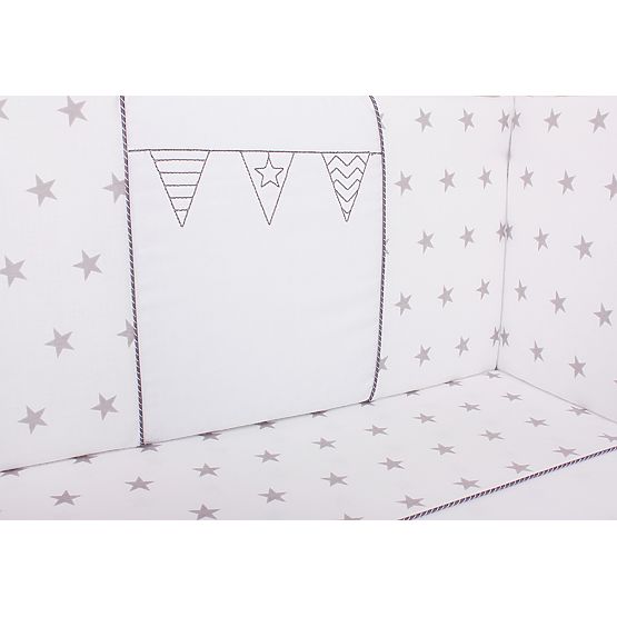 2-Piece Minky Baby Cot Bedding Set - Zebra