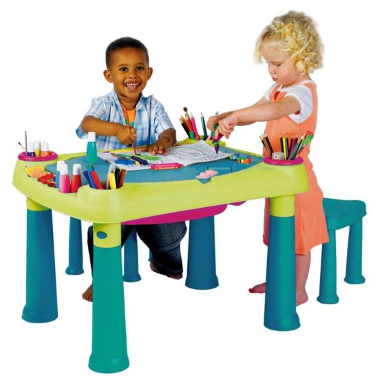 Children's table with footstools Creative