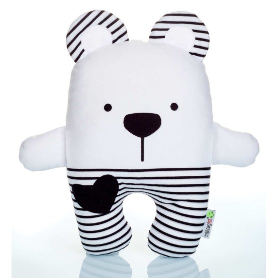 Bear Teddy in striped - small
