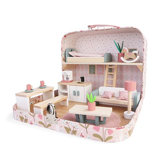 2Kids Toys Dollhouse in a Suitcase Kitchen