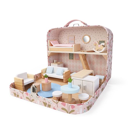 2Kids Toys Dollhouse in a Suitcase Living Room