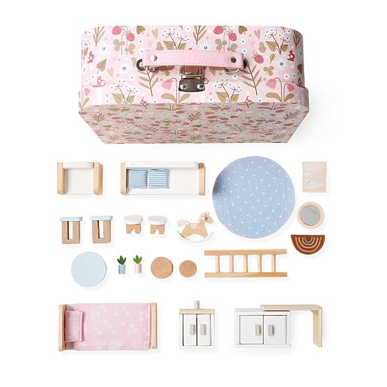2Kids Toys Dollhouse in a Suitcase Living Room