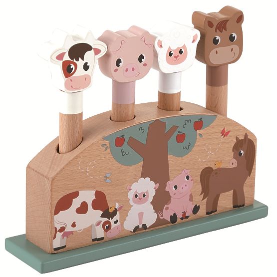 2Kids Toys Farm Animal Pop-Up