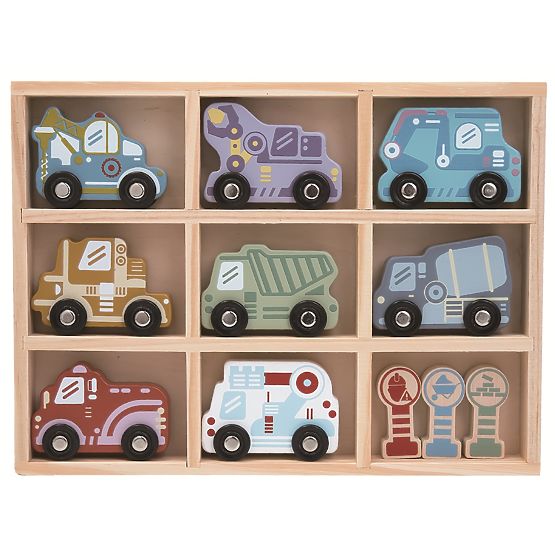 2Kids Toys Wooden Car Set