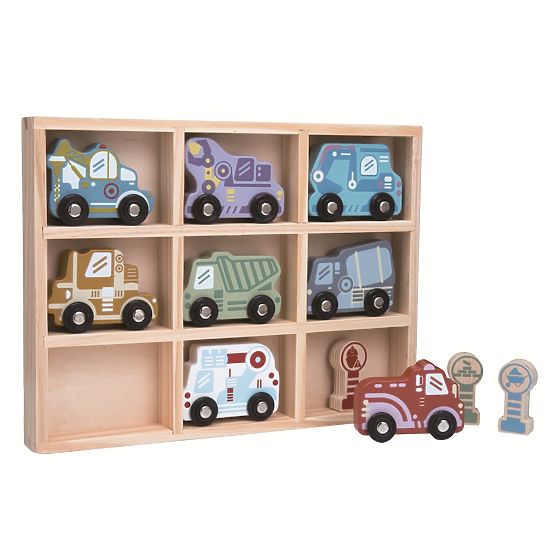 2Kids Toys Wooden Car Set