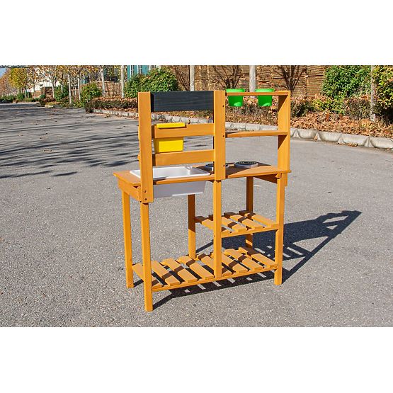 2Kids Toys Wooden Garden Kitchen with Sink