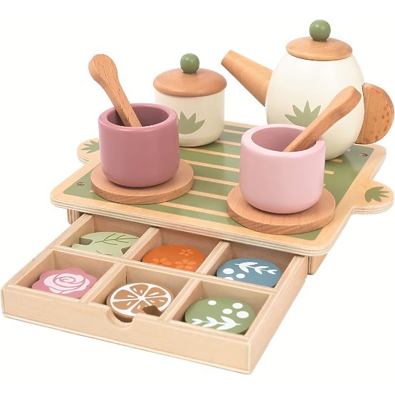 2Kids Toys Wooden Tea Set