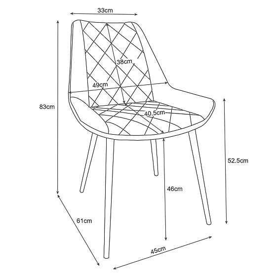 2x CHAIR SJ.0488 BLACK