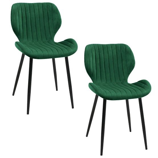 2x SJ.17 CHAIRS BOTTLE GREEN