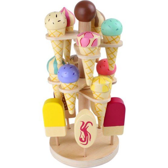 Ice cream set with stand