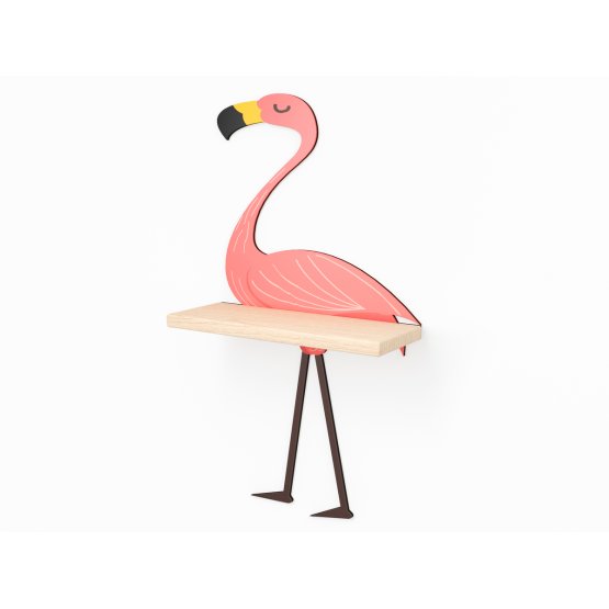 Flamingo shelf