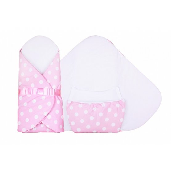 Wrap Grace with fillings - pink with dots