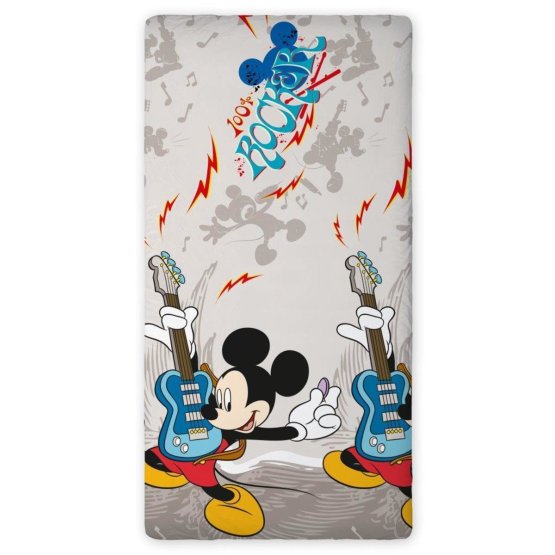 Mickey Mouse Cotton Bed Sheet