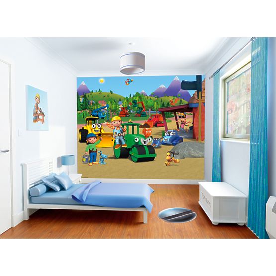 3D Bob the Builder Wall Mural