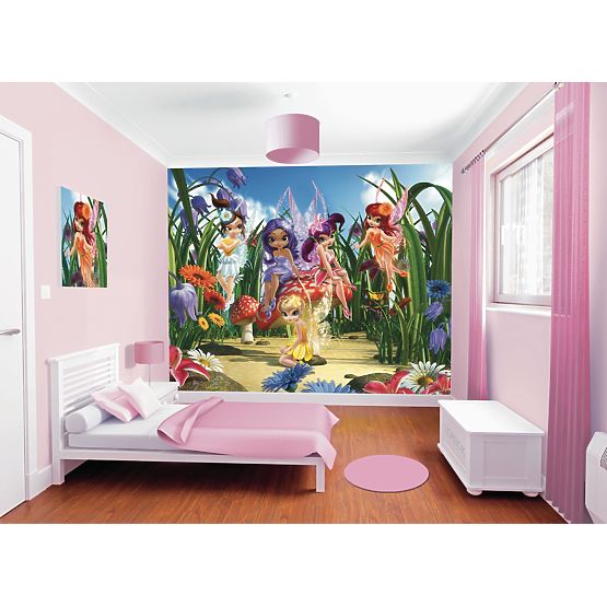 3D FAIRIES Wall Mural