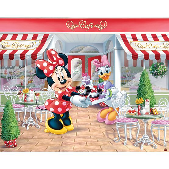 3D Minnie Wall Mural