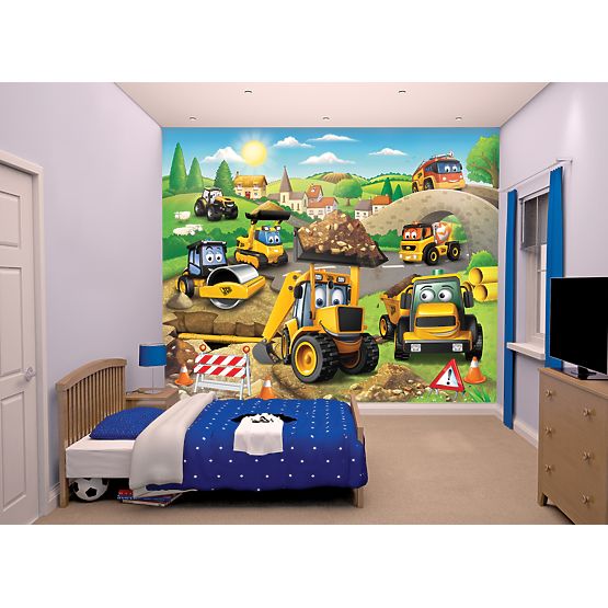 3D My First JCB II Wall Mural