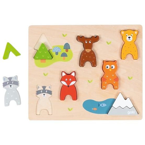 3D Puzzle Forest Animals