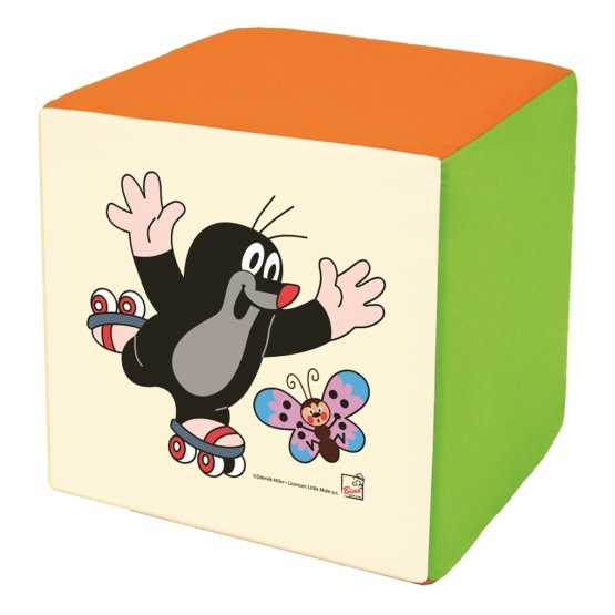 Bino The Mole Cube Seat, Orange