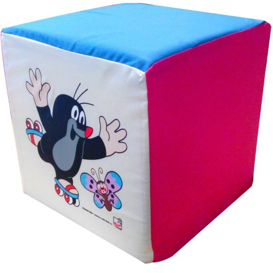 Bino The Mole Cube Seat, Pink