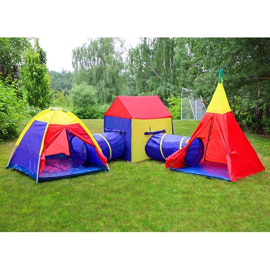 5-in-1 Children's Tent Set House + Tunnels IPLAY