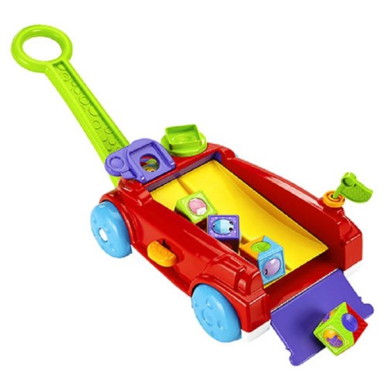 Fisher Price Activity Wagon with Building Blocks