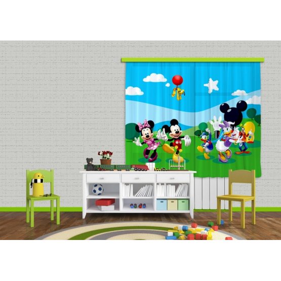 Mickey Mouse Children's Photo Curtain