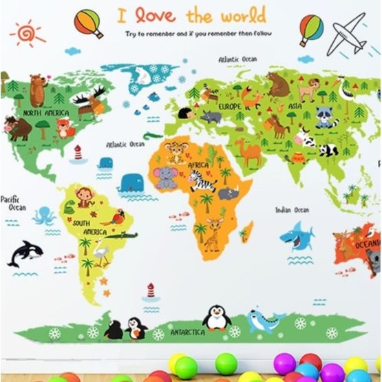 Wall Decoration - World Map