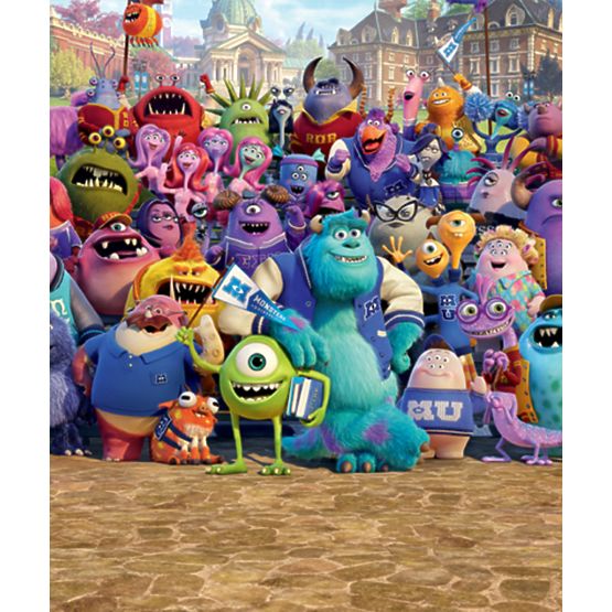 8-Panel Children's Wall Mural - Monsters University