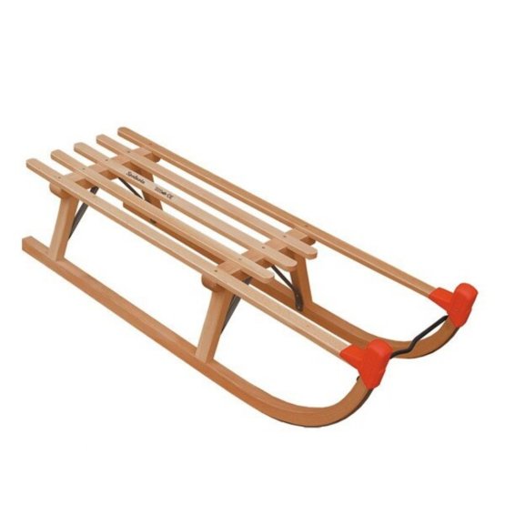 Traditional wooden Snowflake sled