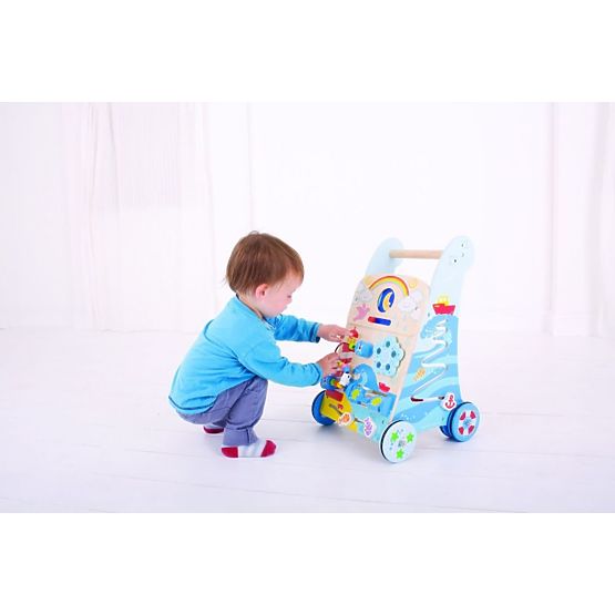 Active walker with a sea motif