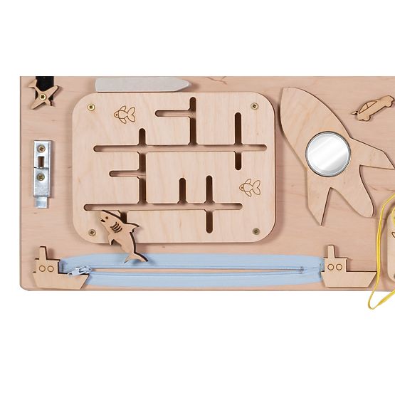 Activity Board Boat - Natural