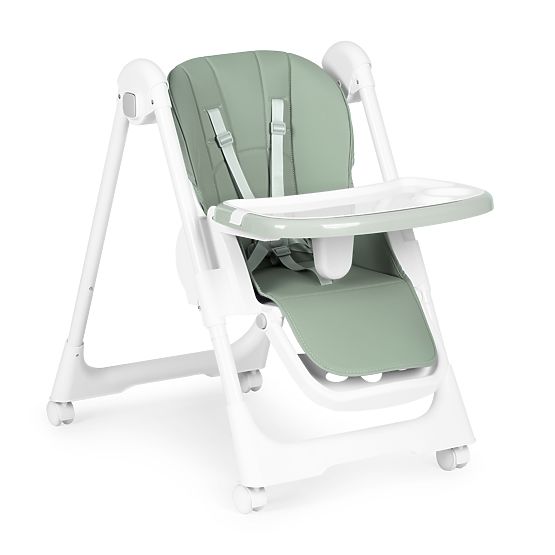 Adjustable Height High Chair, Eco-leather, Straps, Double Tray ECOTOYS