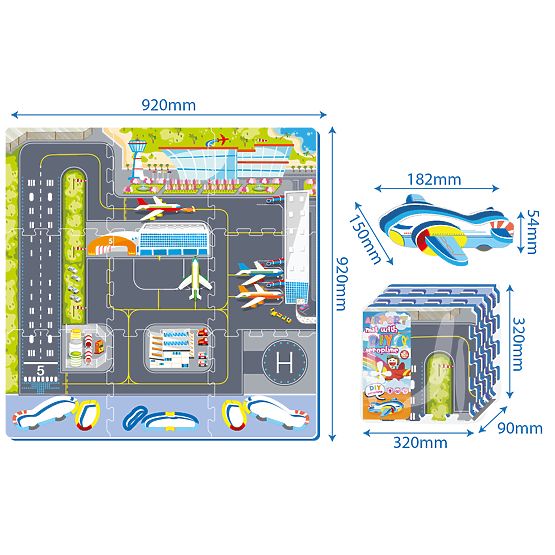 AIRPORT Children's Foam Jigsaw Puzzle