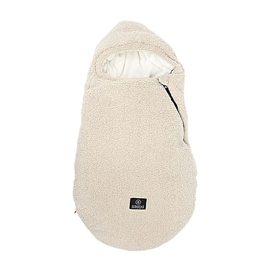 Alpaca children's fleece jacket - ivory
