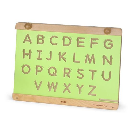 Alphabet drawing template