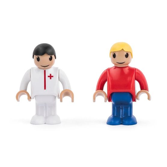 Ambulance with Trailer and Figures