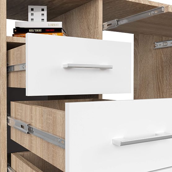 ANA PK Desk Oak Sonoma / White