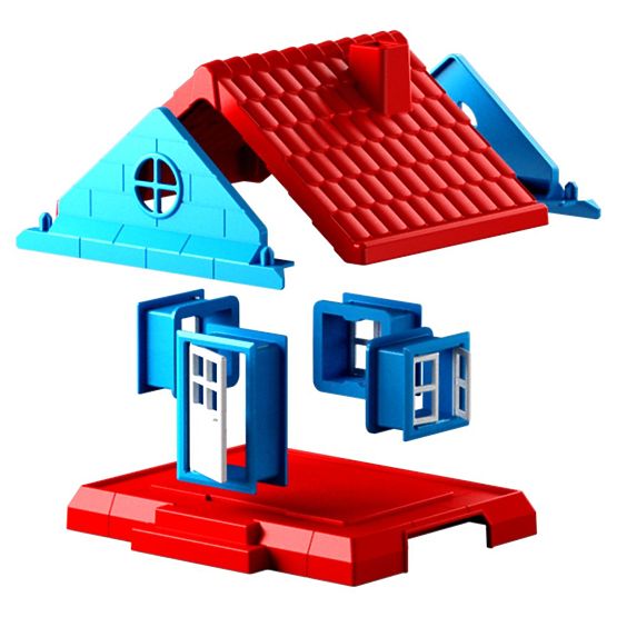 ART CRAFT Build Your Own House with Kinetic Sand