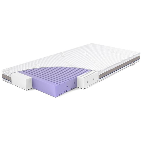 ASEPTIC Crib Mattress with Antibacterial Foam: Size - 120x60
