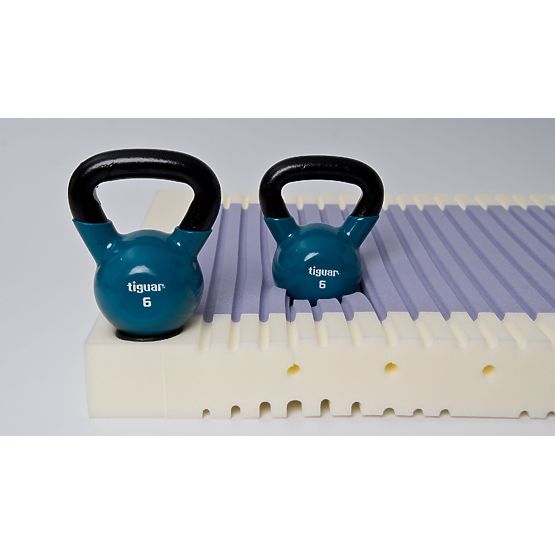 ASEPTIC Crib Mattress with Antibacterial Foam: Size - 120x60