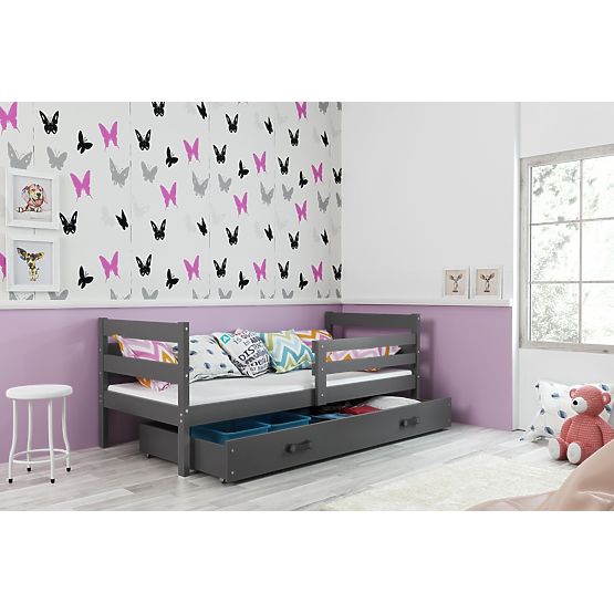 Baby bed Erik - grey